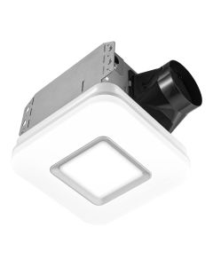 OREiN Bathroom Exhaust Fan With Dimmable LED Light - 25W, 3CCT Selectable with Nightlight