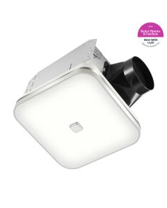 OREiN Bathroom Exhaust Fan With Dimmable Light - White, 12W