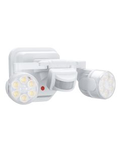 OREiN 450° Wide Led Flood Light Outdoor Motion Sensor with 3 Modes - 5000K, White